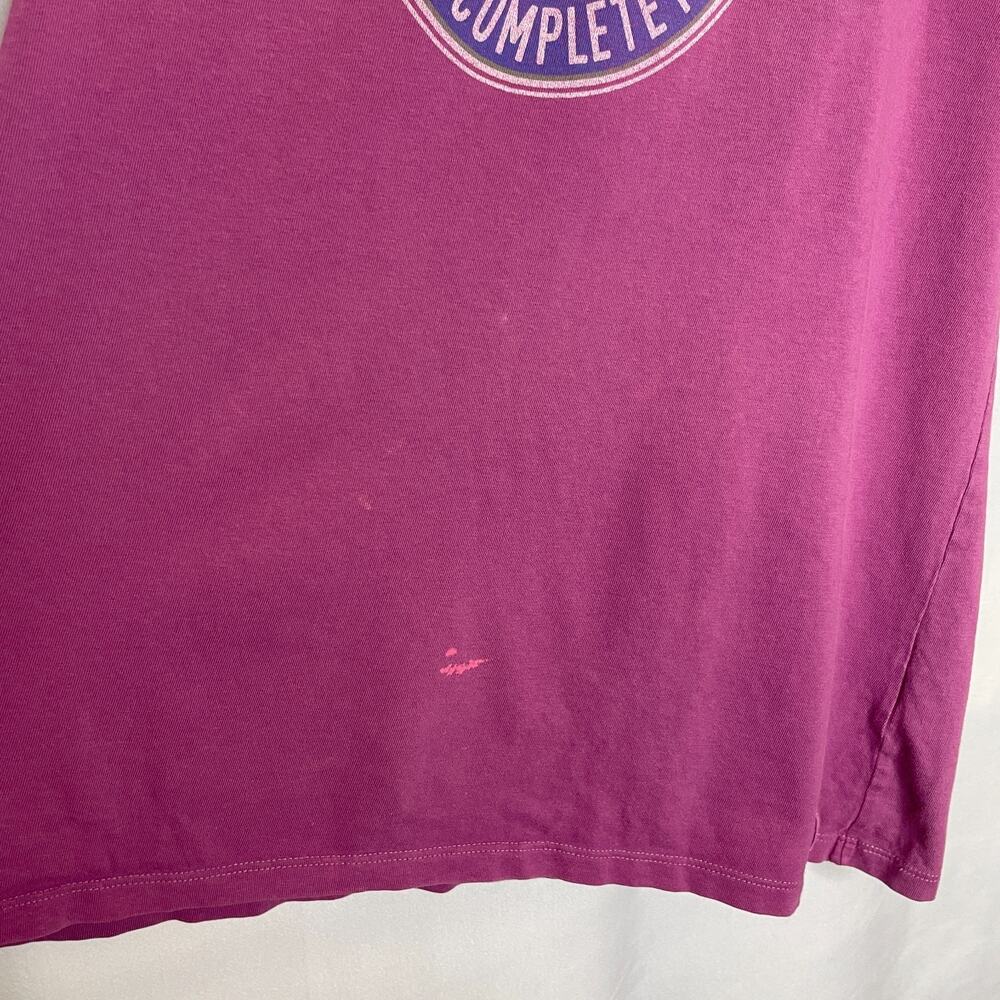 Women's Medium Life is Good S'mores You Complete Me Purple Classic Tee - Picture 3 of 6